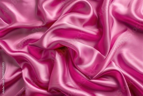 Vibrant pink silk with shimmering ripples of sophistication.