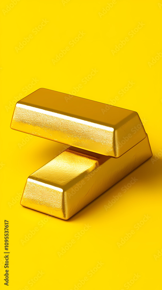 Minimalist gold symbol of financial value Minimalist gold symbol of financial value