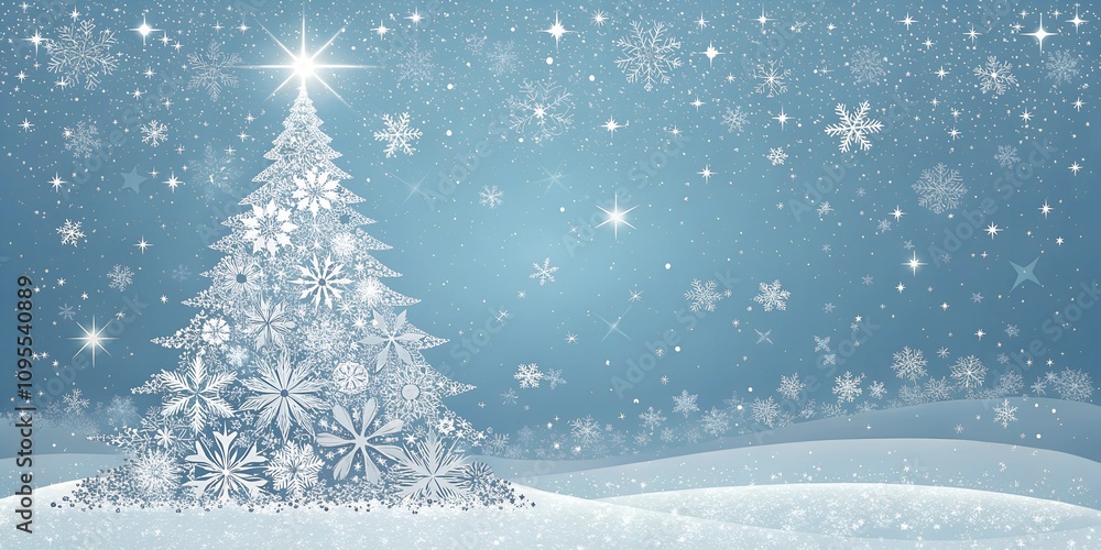 Soft Snowfall over Festive Carousel Soft Snowfall over Festive Carousel