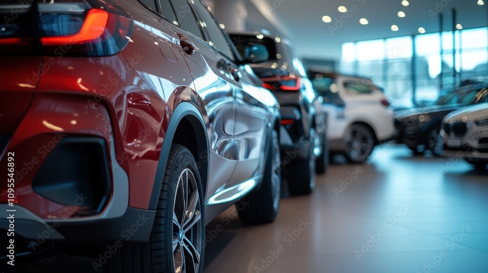 Luxury Car Showroom: Sleek Vehicles and Modern Design Luxury Car Showroom: Sleek Vehicles and Modern Design
