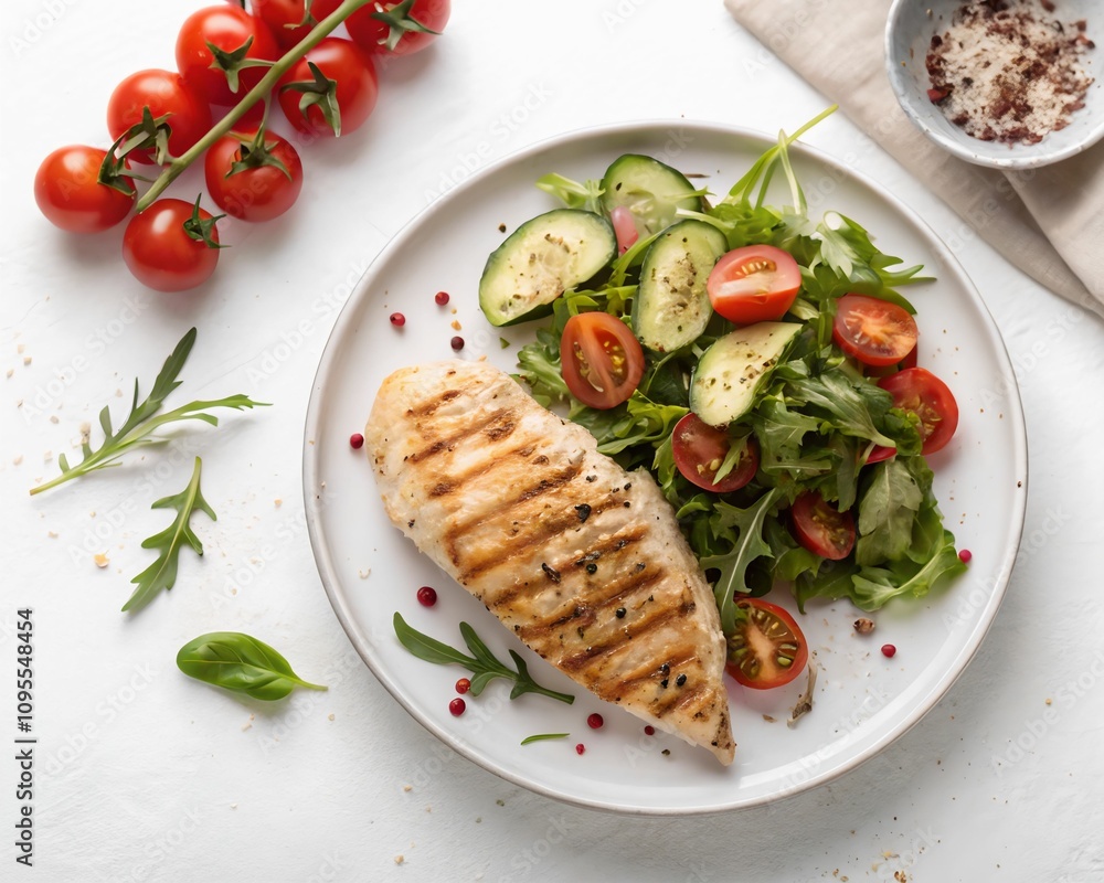 grilled chicken with vegetables grilled chicken with vegetables