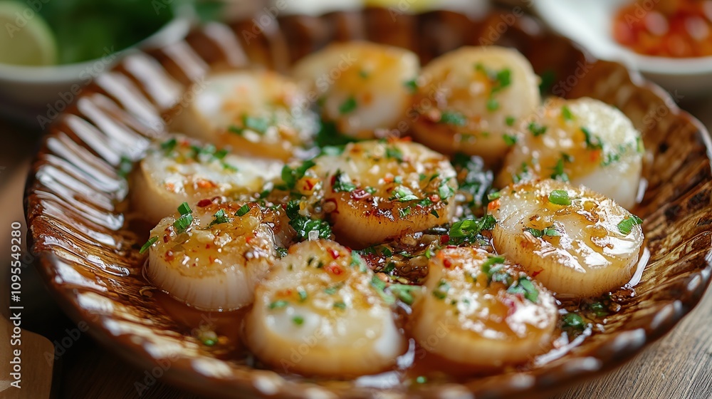 Delicious Seared Scallops with a Zesty Glaze Delicious Seared Scallops with a Zesty Glaze