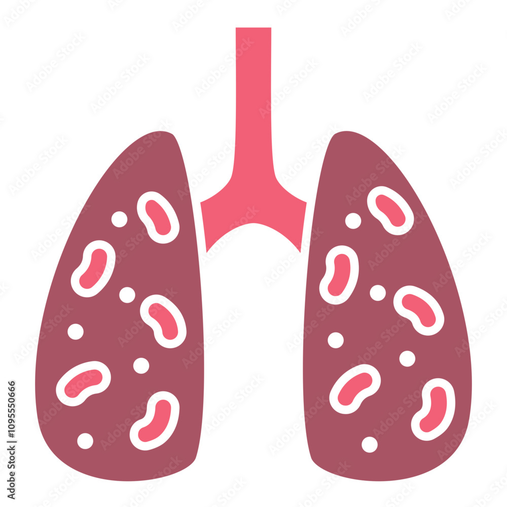 Lung Infection Icon Lung Infection Icon