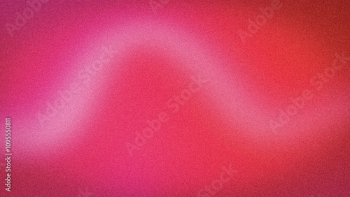 Canvas Print Vibrant pink and red gradient with smooth transitions and a grainy texture, exuding energy and warmth