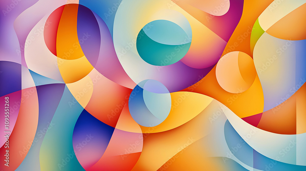 A kaleidoscope of geometric shapes and vibrant colors that dance and swirl in a mesmerizing symphony of abstract art. A kaleidoscope of geometric shapes and vibrant colors that dance and swirl in a mesmerizing symphony of abstract art.