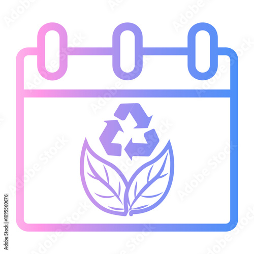 world Line Gradient Icon