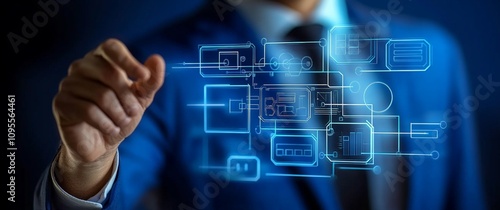 Digital Workflow Automation: Process Diagram and Efficiency Framework for Business Management and Algorithmic Solution