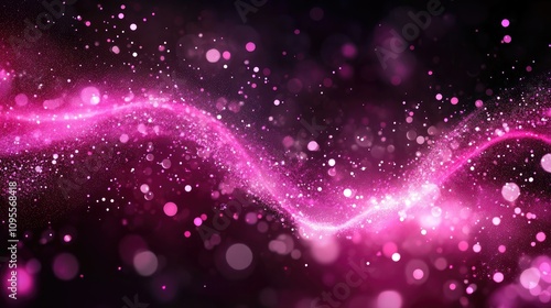 Vibrant Pink Glitter Background for Creative Projects photo