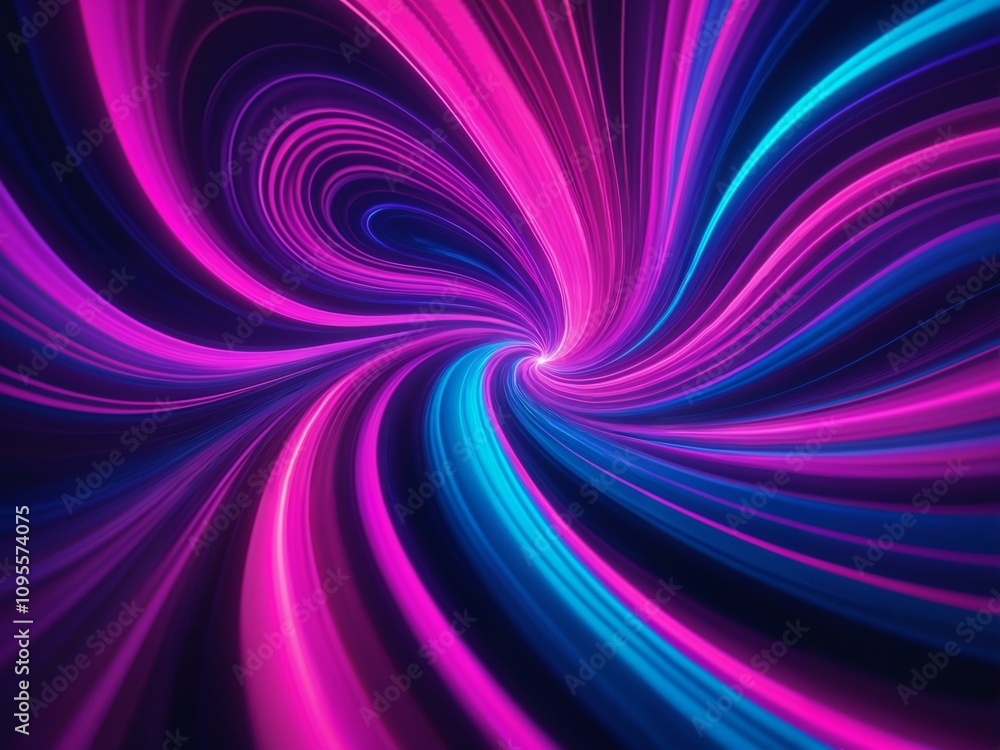 Swirling Neon Patterns in Radiant Colors with Psychedelic Light Trails and Soft Gradients Swirling Neon Patterns in Radiant Colors with Psychedelic Light Trails and Soft Gradients