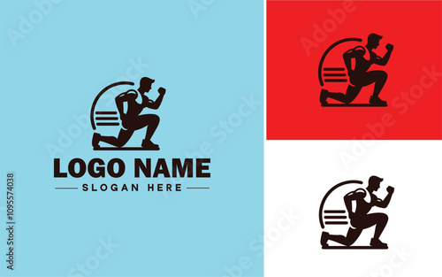 Personal Training icon logo sign symbol editable vector