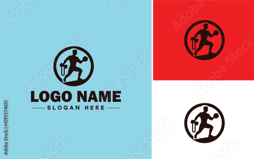 Personal Training icon logo sign symbol editable vector