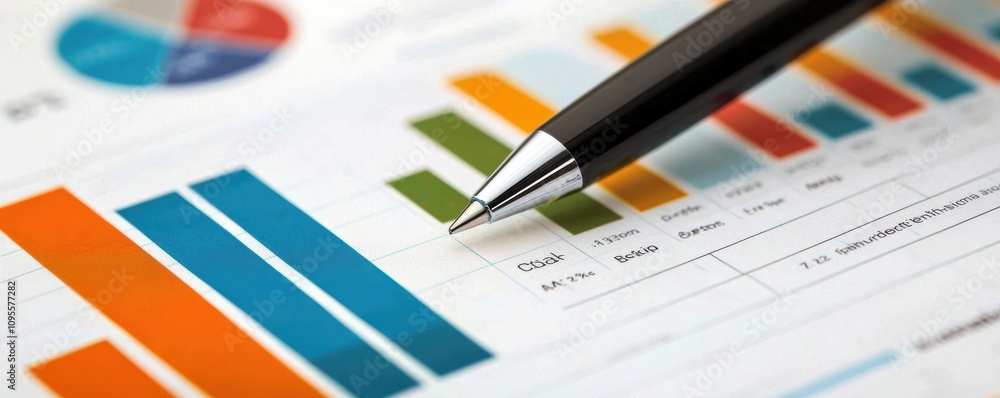Closeup analysis of financial report on blockchain technology office desk data visualization modern workspace insightful analysis Closeup analysis of financial report on blockchain technology office desk data visualization modern workspace insightful analysis