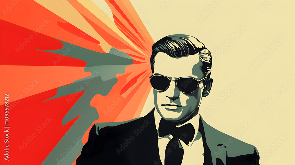 Fototapeta premium Cinema theme icon