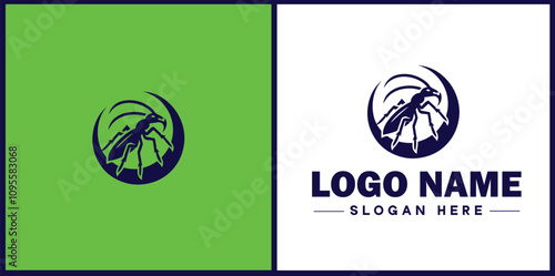  Pest Control icon Exterminating services Vermin control Insect control flat logo sign symbol editable vector