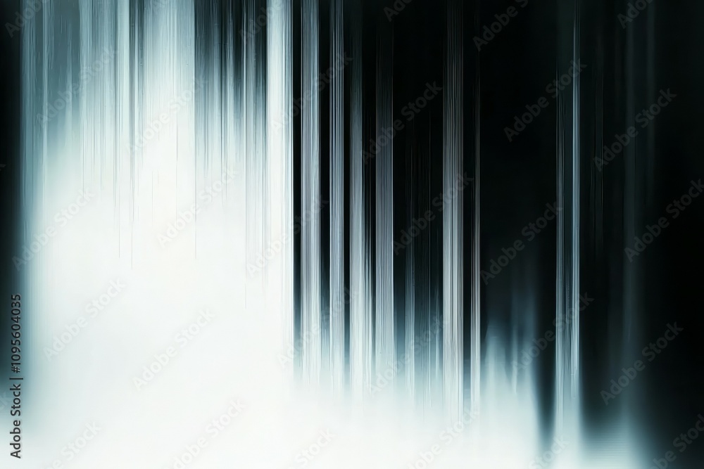 A blurry image of a forest with white and black colors A blurry image of a forest with white and black colors