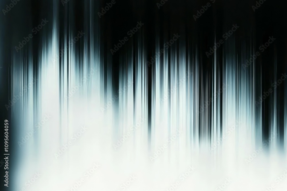 A blurry image of a forest with long, dark, and thin trees A blurry image of a forest with long, dark, and thin trees