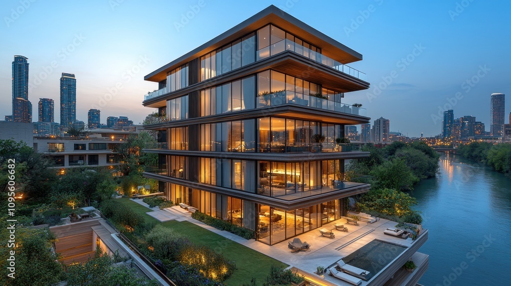 Modern Luxury Residence on the River Modern Luxury Residence on the River