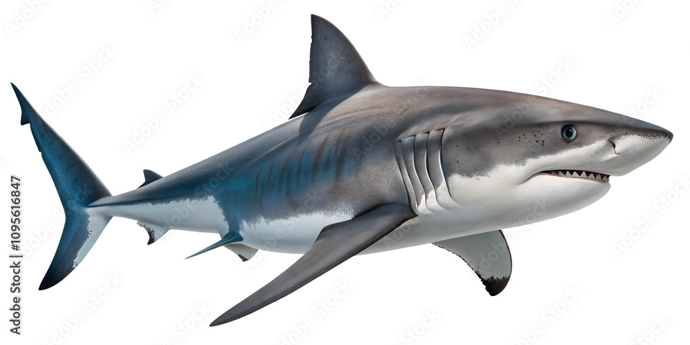 Naklejka premium shark isolated on transparent background