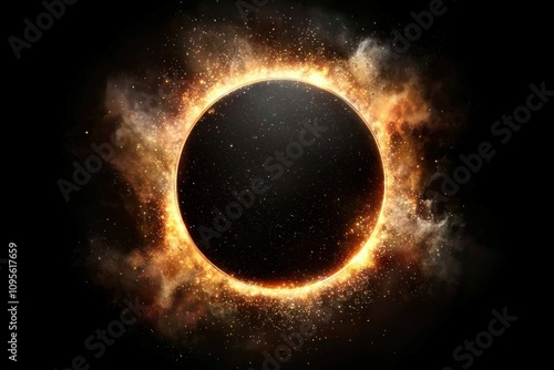 Eclipse phenomenon cosmic event celestial showcase outer space global perspective nature's wonder