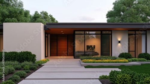 Modern Sleek House Design with Natural Elements