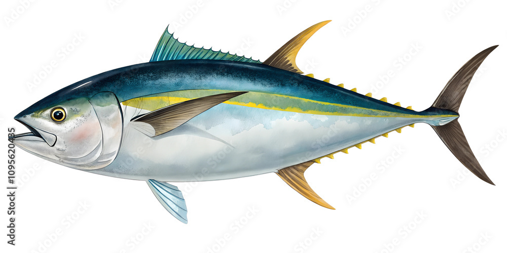 Fototapeta premium tuna isolated on transparent background