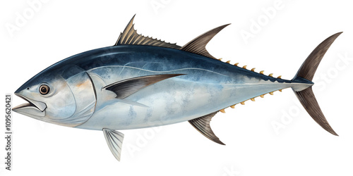 tuna isolated on transparent background