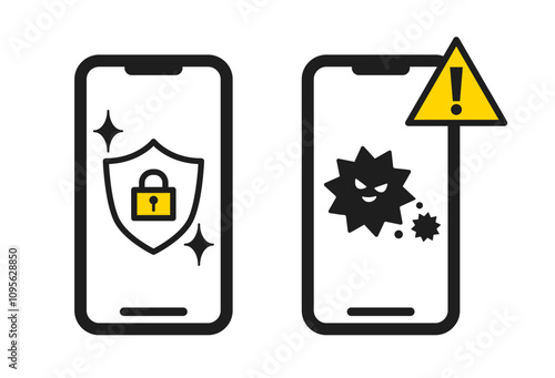 ウイルス感染　セキュリティ　スマホ