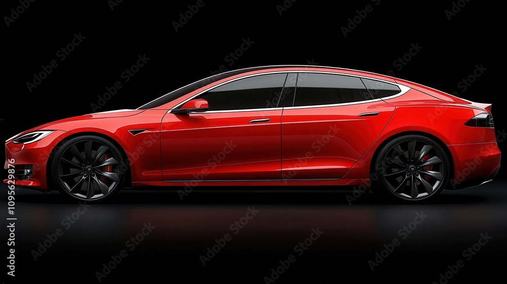 a red car with a white background a red car with a white background