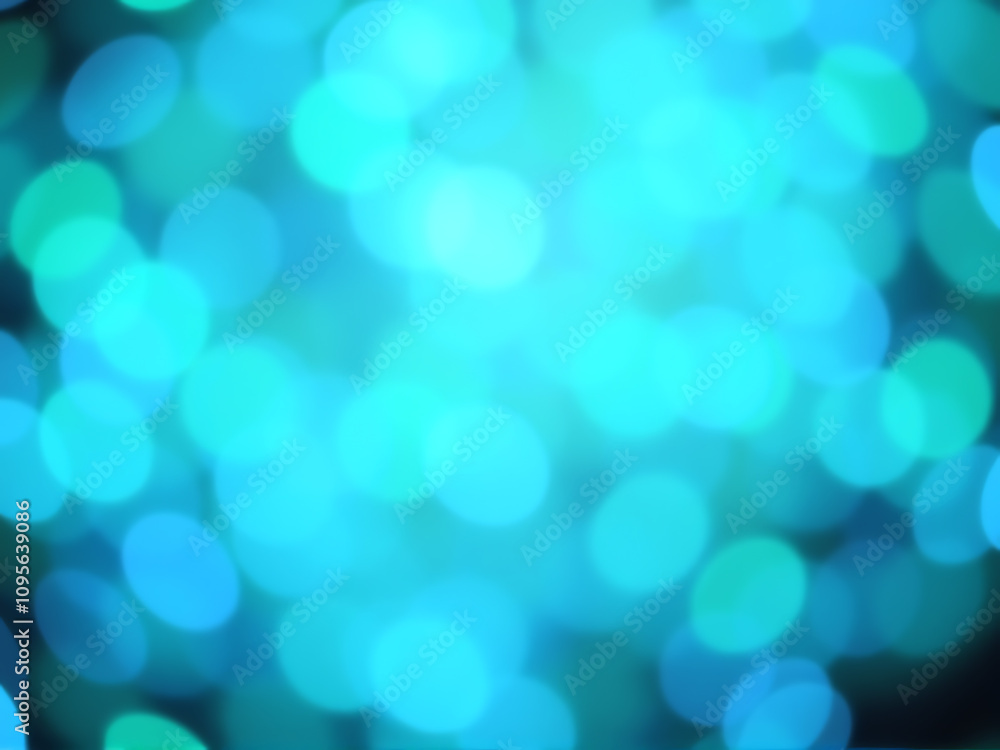 Vibrant blue bokeh lights background Vibrant blue bokeh lights background