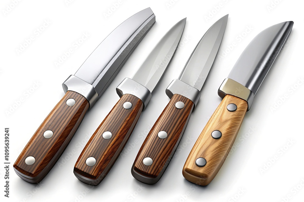 Utility Knife Illustrations - Rule of Thirds Composition Utility Knife Illustrations - Rule of Thirds Composition