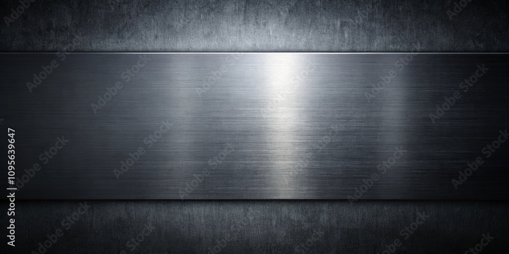 Dark Brushed Metal Texture with a Polished Central Panel Ideal for Industrial or Technology Designs Dark Brushed Metal Texture with a Polished Central Panel Ideal for Industrial or Technology Designs