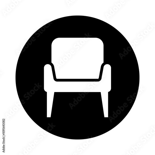 Chair icon illustration