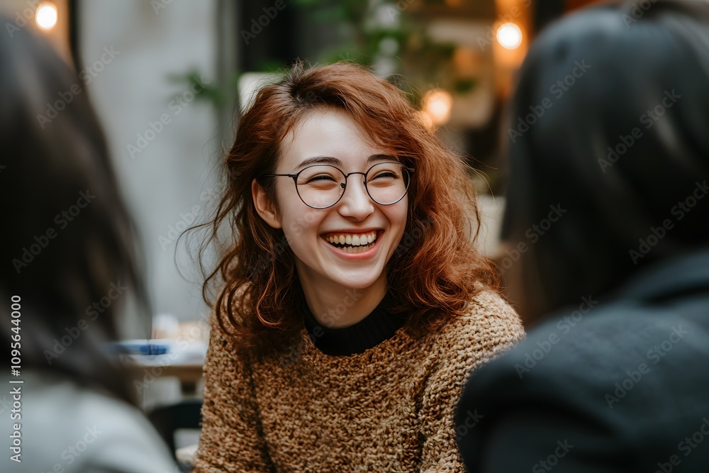 People who work happily, Generative AI People who work happily, Generative AI