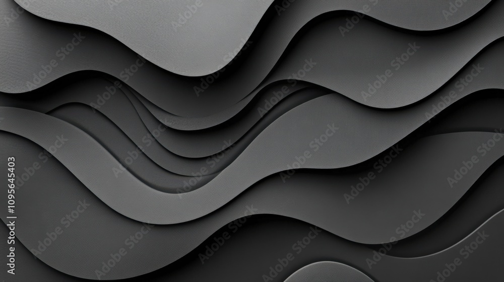 Abstract Gray Waves: Fluid Patterns in Modern Design Abstract Gray Waves: Fluid Patterns in Modern Design