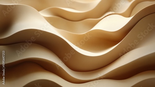 Soft Waves of Neutral Tones in Abstract Textures