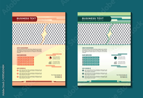Professional Corporate Minimal Minimalist Creative Clean Marketing Flyer Leaflet brochure booklet advertisement catalog handbill handout manual flysheet instructions Business Promotional Layout