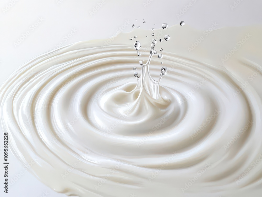 Milk Splash Crown: Creamy Swirls and Drops Milk Splash Crown: Creamy Swirls and Drops