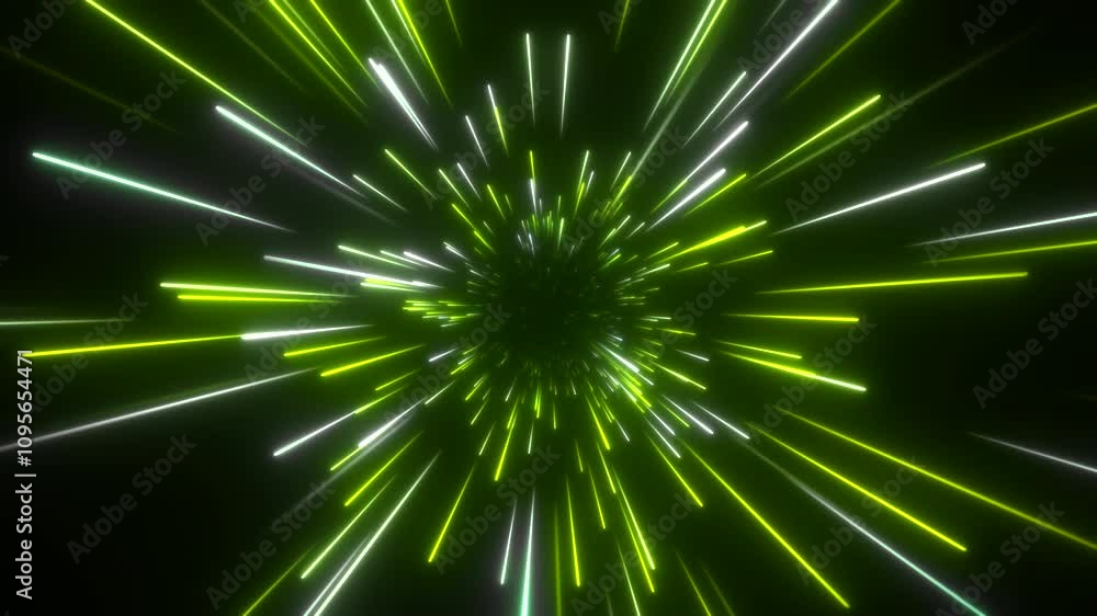 Glow Animated Colored Lines on Dark Background Glow Animated Colored Lines on Dark Background
