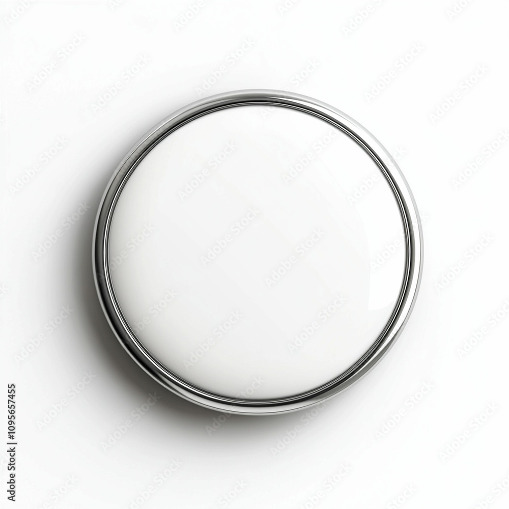 A close up realistic mockup of a blank