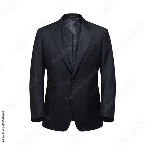 Classic Black Suit Jacket - Men’s Formal Wear Essentials