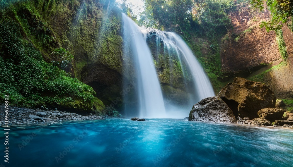 Fototapeta premium Nature's spectacle unfolds in vibrant splendor. 