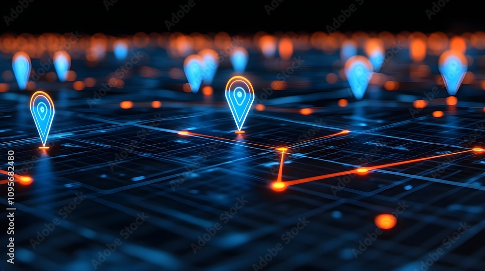 Digital Map Location Navigation Digital Map Location Navigation