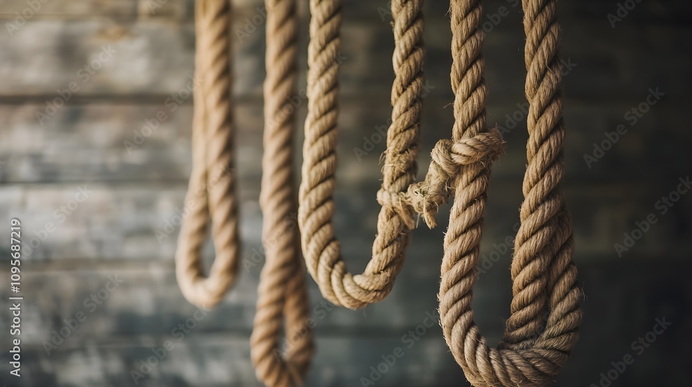 Thick Rope Knot Background Texture Thick Rope Knot Background Texture