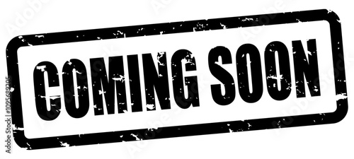 スタンプ COMING SOON 近日公開 黒 おしゃれ 斜め