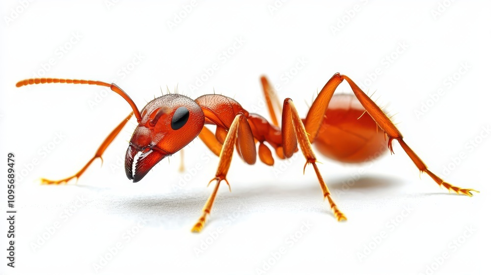 ant walking on a white background
ant walking on a white background