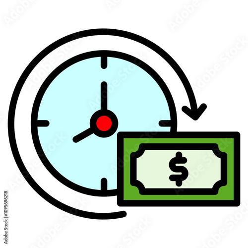 Time Is Money Icon