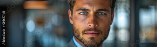 Man with a beard and a suit jacket