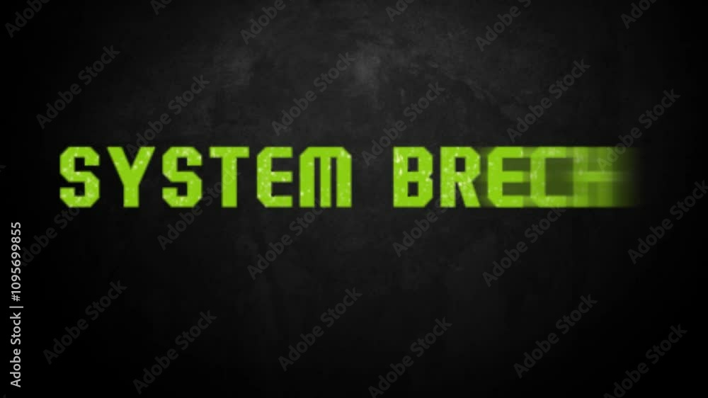 System Breach Glitches, Hacking, and Noise Effects with a Digital black grunge Background System Breach Glitches, Hacking, and Noise Effects with a Digital black grunge Background