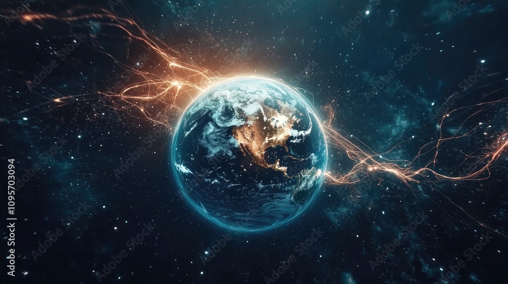 magnetic field around the Earth electric current space magnetic field around the Earth electric current space
