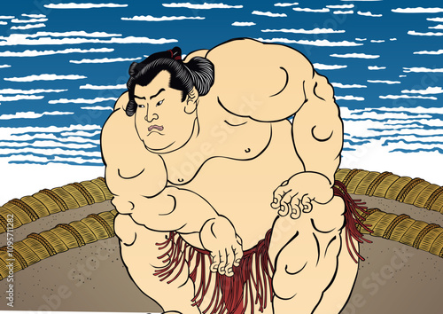 土俵にいる力士